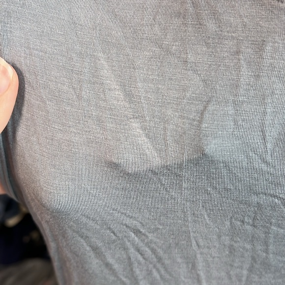 NWT Philosophy Dane Lewis Sleeveless Scoop Tank Blouse Gray Crochet Womens L - Picture 6 of 11